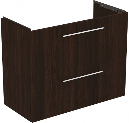 Mobilier baie - UNITATE LAVOAR I.LIFE S SUSUPENDATA 80 CM CU 2 SERTARE FARA MANERE,STEJAR CAFENIU