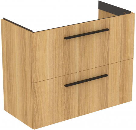 Mobilier baie - UNITATE LAVOAR I.LIFE S SUSUPENDATA 80 CM CU 2 SERTARE FARA MANERE,STEJAR NATURAL