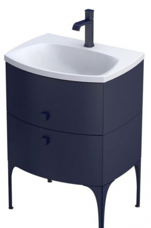 Baie - MOBILIER LOUIS 62 CM, 2 SERTARE SOFT-CLOSE,  BLEUMARIN MAT