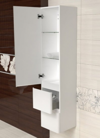 COLOANA MOBILIER ANNA 35X32.8X155 USA REVERSIBILA, 2 SERTARE, ALB LUCIOS NOU [2]