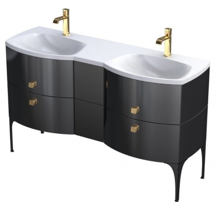 DULAP CONECTOR 24X55.4X39.2 SERTARE SOFT-CLOSE, NEGRU LUCIOS [1]