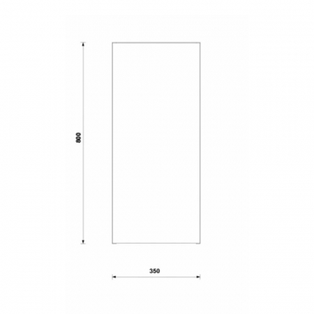 DULAP DAILY 80X35 CM, 1 USA,ANTRACIT LUCIOS [1]