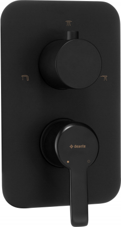 Sisteme de dus - Element extern, pentru baterie BOX, Deante, BUILT-IN BOX,Negru