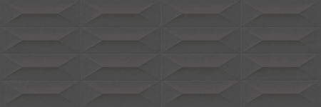 Placi ceramice - Faianta rectificata 30x90 Marazzi COLORPLAY ANTHRACITE STRUTTURA CABOCHON 3d