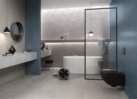 Placi ceramice - faianta FAP Bloom Grey 80x160, faianta rectificata mare, faianta gri moderna, placi ceramice 80x160, faianta premium perete, faianta mare format