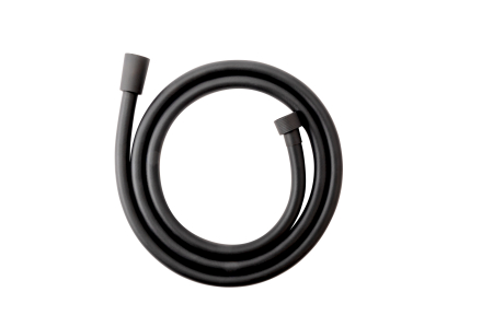 Furtune de dus - Furtun de dus anti-twist Inula, 150 cm, PVC cu capat conic, negru
