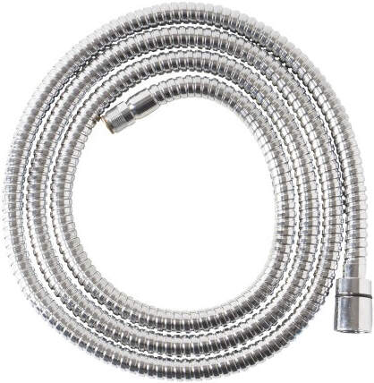 Baie - Furtun de duș, pentru bateriile de cadă cu trei orificii - 195 cm, Deante, ,Cromat