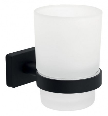 Suport periute dinti - GRETA BLACK - Portpahar simplu