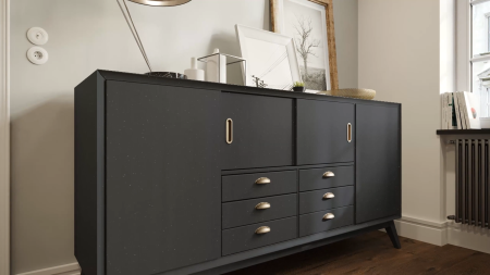 Jeger Brillant mobila Carbon – vopsea decorativa structurata cu efect decorativ – - Caprice Decor [1]