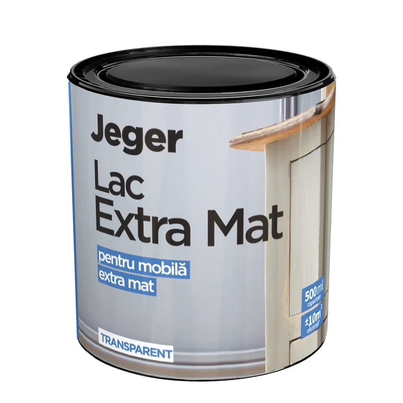 Tehnici decorative Jeger - Jeger Lac pentru mobila Extra Mat – vopsea decorativa structurata cu efect decorativ – - Caprice Decor
