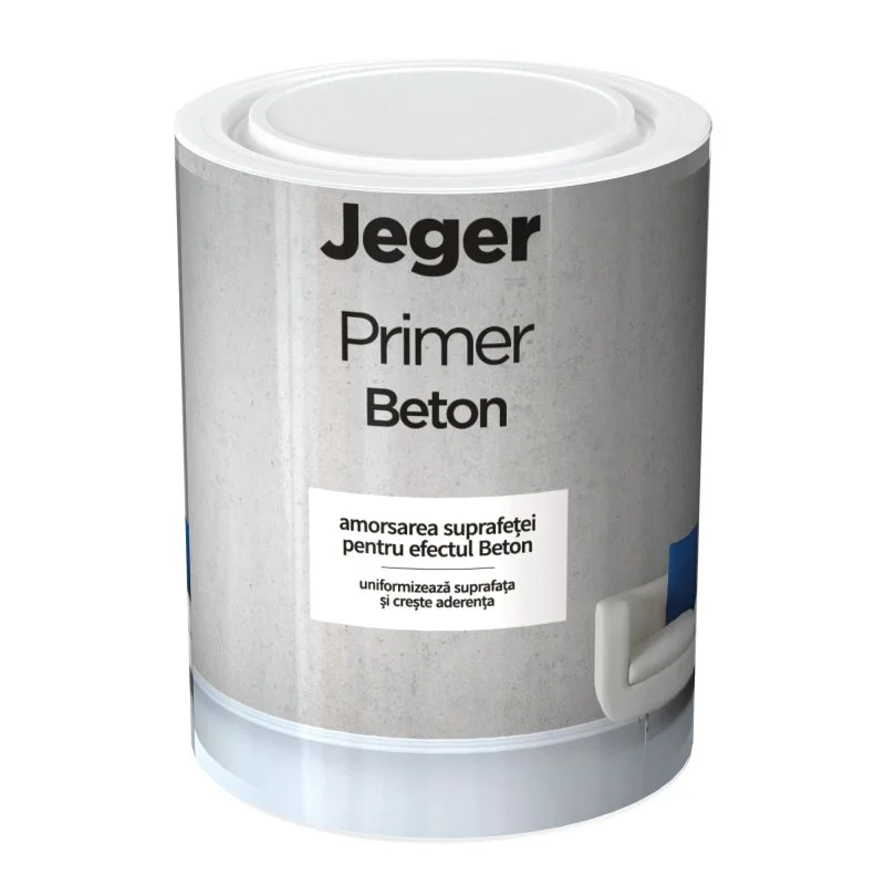 Jeger Primer Lipire Beton Black – amorsa structurata cu efect decorativ – - Caprice Decor