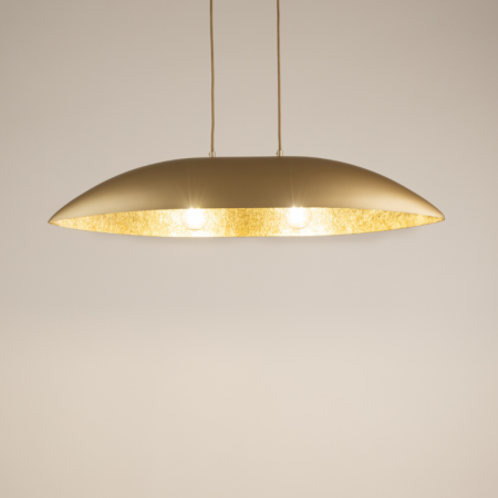 Iluminat interior si exterior - Lampă Suspendată SIGMA GONDOLA M Auriu, 1xE27