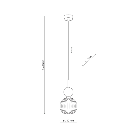 TK Lighting  Sophia Green Cognac 1xE14 – Design Modern & Eleganță Naturală [7]