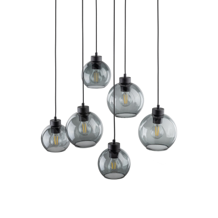Lampă Suspendată TK Lighting CUBUS Graphite, 6xE27 [2]