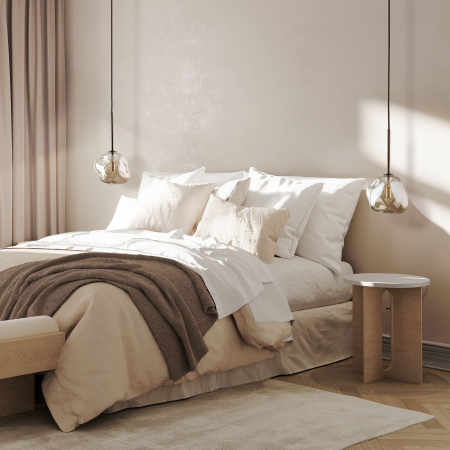 Lampă Suspendată TK Lighting LAVA BROWN 1xG9 – Pendul Modern din Sticlă Maro Fumurie și Metal Auriu Satinat [2]