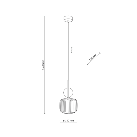 Lampă Suspendată TK Lighting SOPHIA COGNAC 1xE14 – Corp de Iluminat Modern din Sticlă Cognac și Metal Auriu [3]