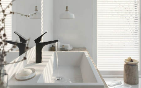 Lavoar ceramic, blat/montare pe perete - 60x50 cm, Deante, Temisto,WHITE [2]