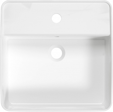 Lavoar ceramic, blat, cu gaură pentru baterie [1]