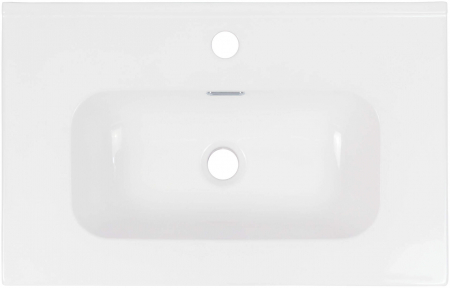 Lavoar ceramic, încastrat, cu gaură pentru baterie - 60 cm [1]