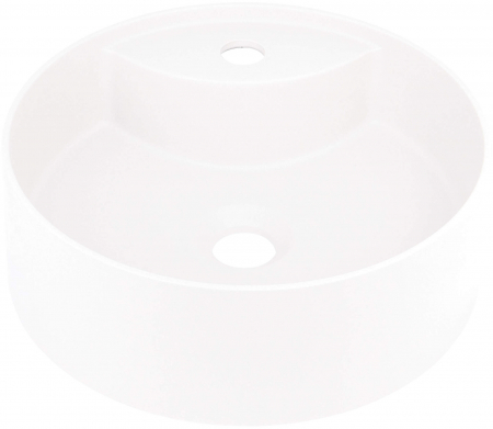 Lavoare - Lavoar din granit,montaj pe blat ,diametru 360,Deante Silia culoare alb,antibacterian ,hidrofug