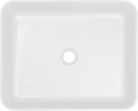 Lavoar din granit alb, pe blat 400x500,Termisto Deante [1]