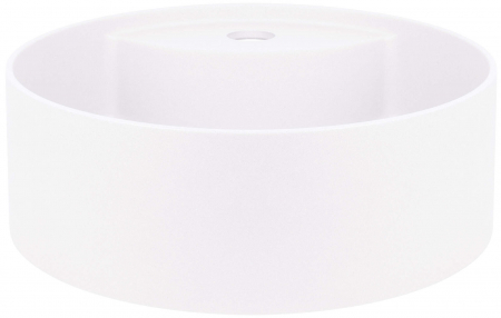 Lavoar din granit,montaj pe blat ,diametru 360,Deante Silia culoare alb,antibacterian ,hidrofug [2]