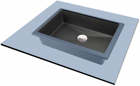 Lavoar din granit, montare sub blat/încastrat [3]