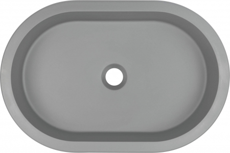 Lavoar din granit,montaj sub blat/incastrat ,lungime 588,Deante Silia culoare gri metalic,antibacterian ,hidrofug [1]