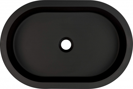 Lavoar din granit,montaj sub blat/incastrat ,lungime 588,Deante Silia culoare negru,antibacterian ,hidrofug [1]