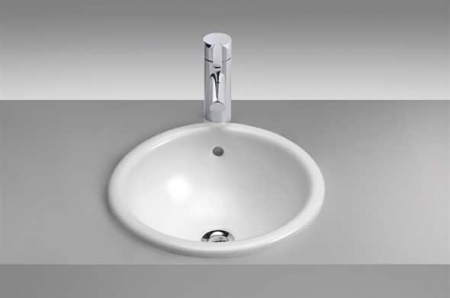 Baie - LAVOAR INCASTRAT JARA 40 CM ALB, FARA GAURA PENTRU BATERIE