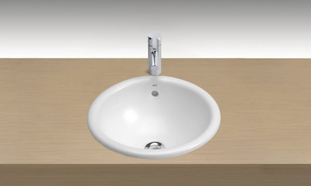 LAVOAR INCASTRAT JARA 40 CM ALB, FARA GAURA PENTRU BATERIE [1]