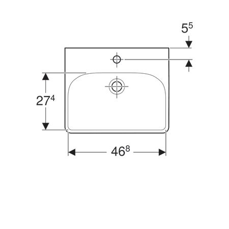 LAVOAR GEBERIT SMYLE SQUARE 50 [2]