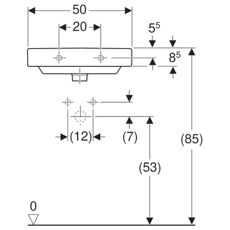 LAVOAR GEBERIT SMYLE SQUARE 50 [3]