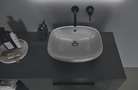 LAVOAR I.LIFE B 45X37 CM, MONTAJ PE BLAT, CU PREPLIN, FARA ORIFICIU BATERIE [2]