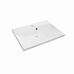 Baie - LAVOAR AMELIA 60 CM, MARMURA COMPOZITA, ALB NOU