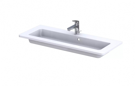 Lavoare - LAVOAR ANNABELLE 100 CM, MARMURA COMPOZITA, ALB NOU