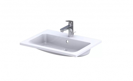 Baie - LAVOAR BERYL 60 CM, MARMURA COMPOZITA, ALB