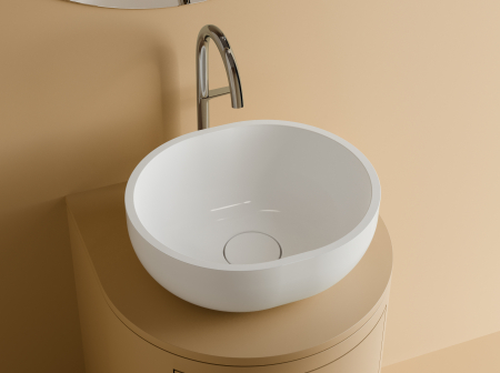 Baie - LAVOAR CHIRA OVAL 40X35X17.1 CM FARA PREPLIN