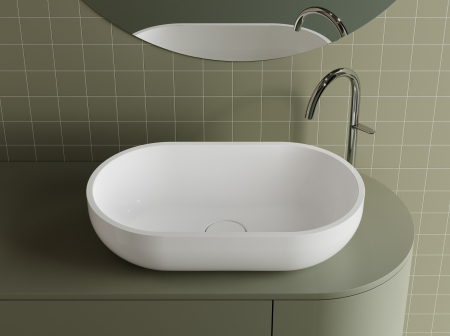 Lavoare - LAVOAR CHIRA OVAL 60X35X17.1 CM FARA PREPLIN