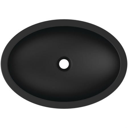 LAVOAR STRADA OVAL 60X42 SILK BLACK [1]