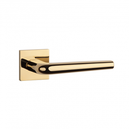 Manere si rozete pentru usi - Maner APRILE FUNCTION ROSETA Q SLIM 7MM GOLD PVD - PVD auriu lustruit