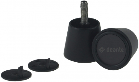 Mâner de ușă de duș - rotund, Deante, ,Negru [1]