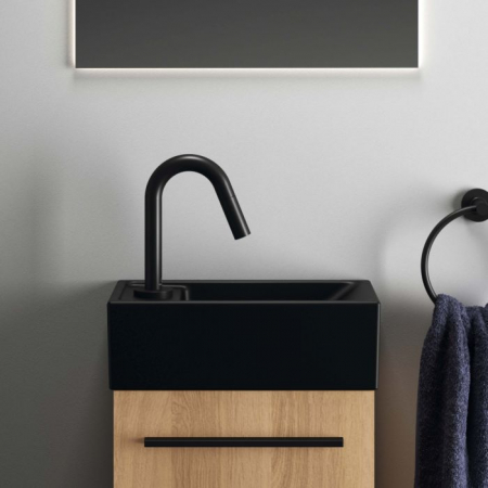 MANER MOBILIER I.LIFE 27 CM NEGRU MAT [1]