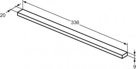 MANER MOBILIER I.LIFE 34 CM NEGRU MAT [2]