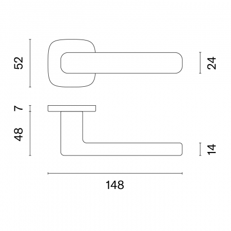 Mâner pentru ușă Enger Aprile Ixia – Design Modern și Elegant [1]