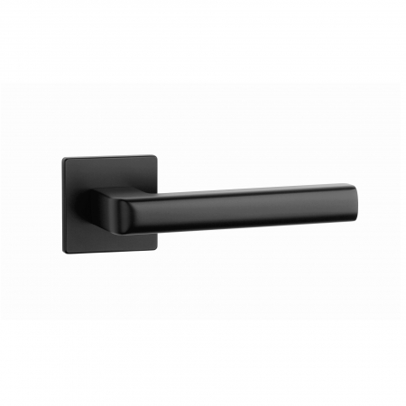 Manere si rozete pentru usi - Maner usa APRILE SALICE ROSETA Q SUPER SLIM 5MM BK - negru mat