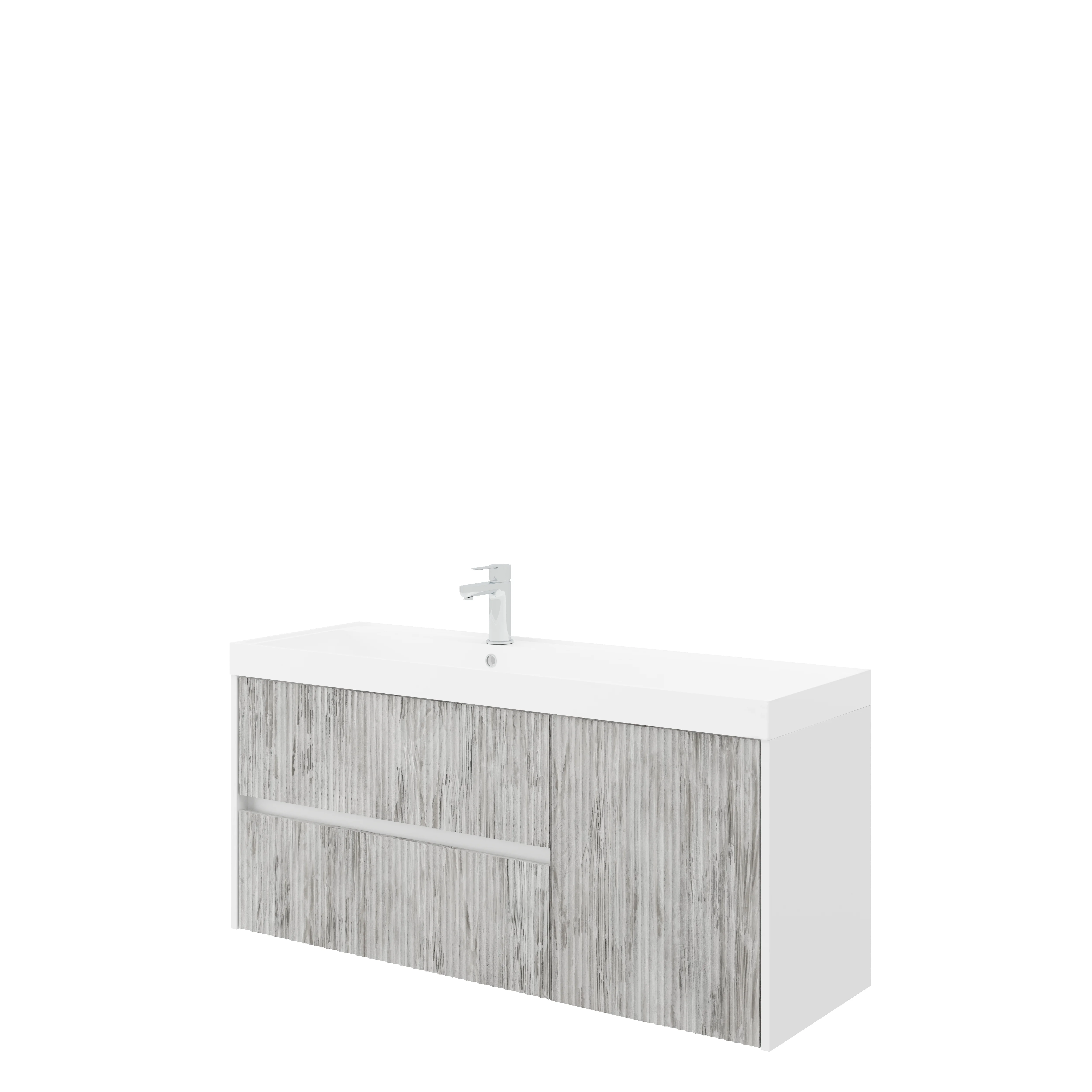 Mobilier de baie Savini Due   colectia Portofino , grigio antico set :baza + lavoar din rasina [1]