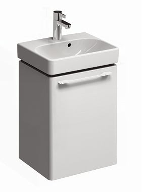 Dulapuri baza si blaturi lavoar - MOBILIER TRAFFIC PENTRU LAVOAR 45 CM, ALB LUCIOS