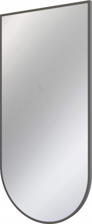 Oglinzi baie, oglinzi cosmetice si corpuri de iluminat - Oglindă, de atârnat, într-o ramă 50x100 ,Deante Silia ,culoare titan