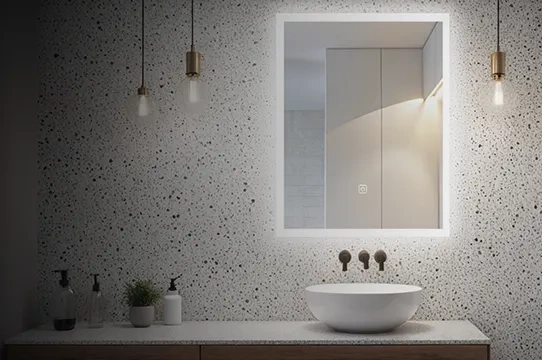 Oglindă Rotundă cu Iluminare LED Balneo Sun 60 cm [1]